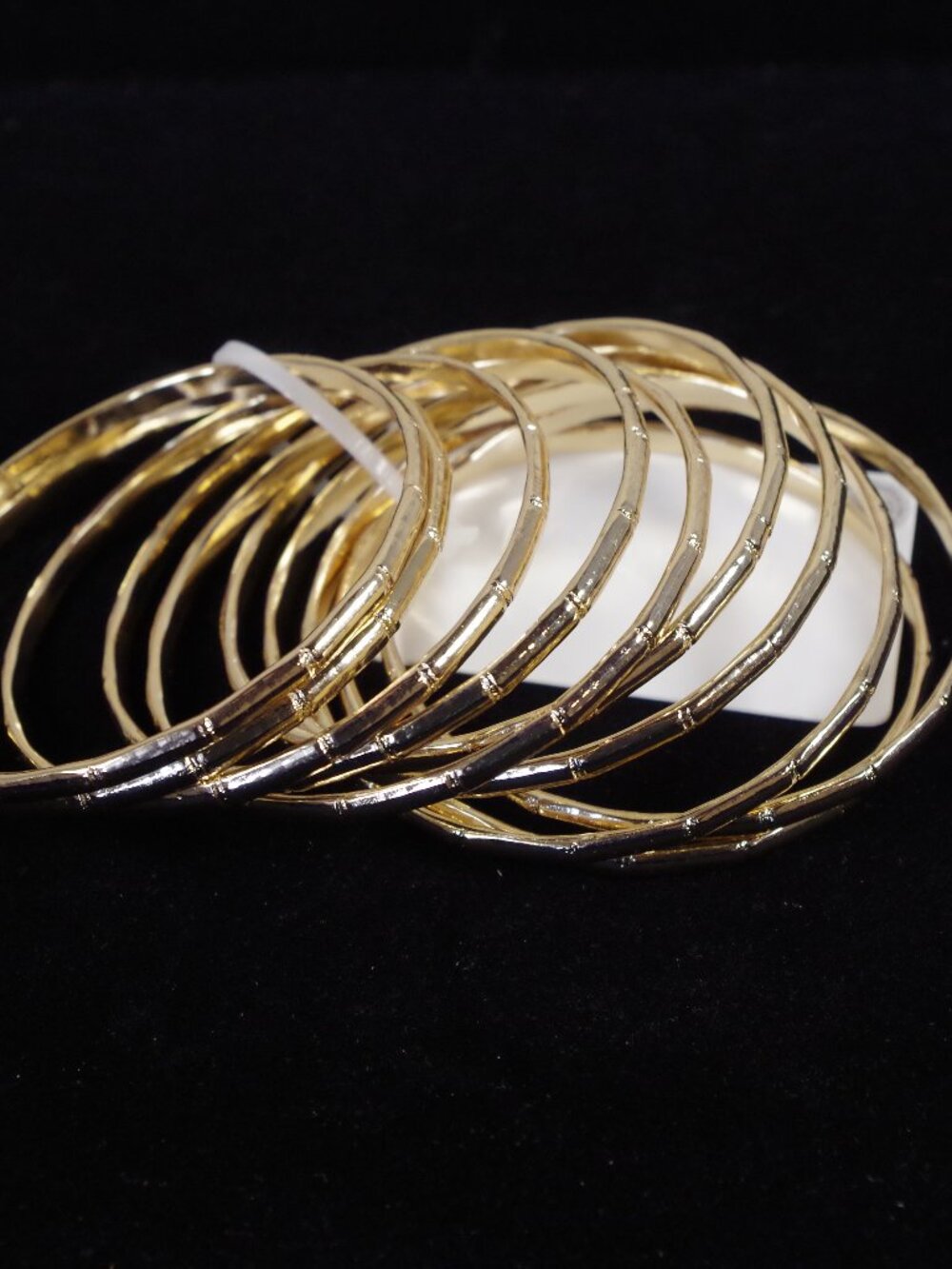 NWT Forever 21 Gold Bamboo Bangles